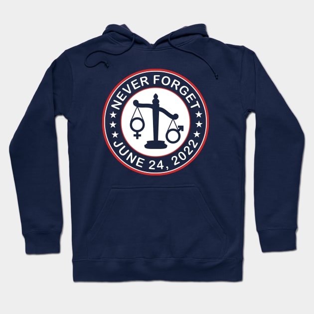 Roe Vs. Wade Overturn Never Forget Hoodie by Bigfinz